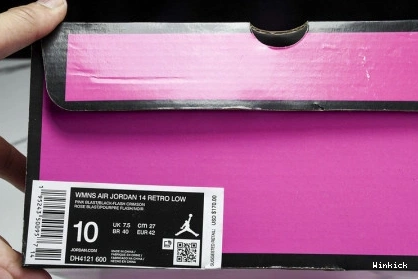 RETRO JORDAN 14 SHOCKING DH4121-600 (W) LOW PINK 0802